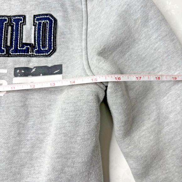 Emilio Valentino Italy Grey Logo Hoodie Medium - Picture 6 of 12